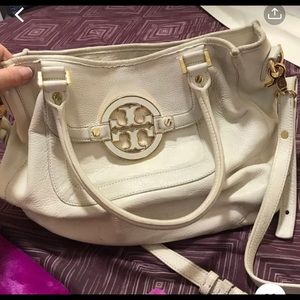 Tory Burch White shoulder bag